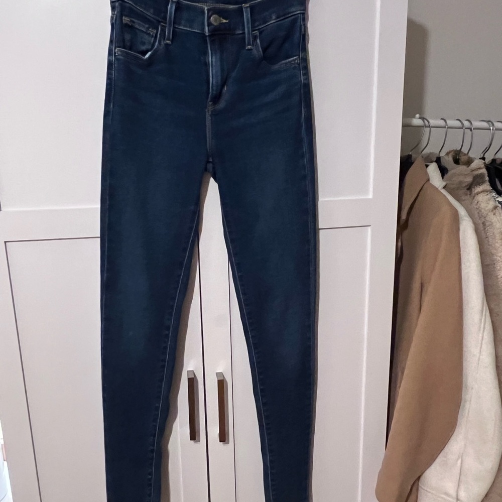 Levi's High Rise Skinny Jeans - dark blue 23 - Picture 3 of 3